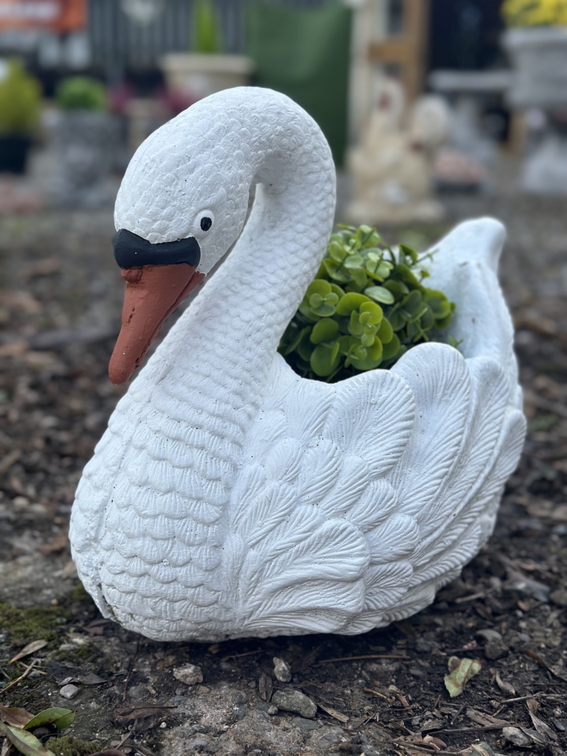 Swan Planter