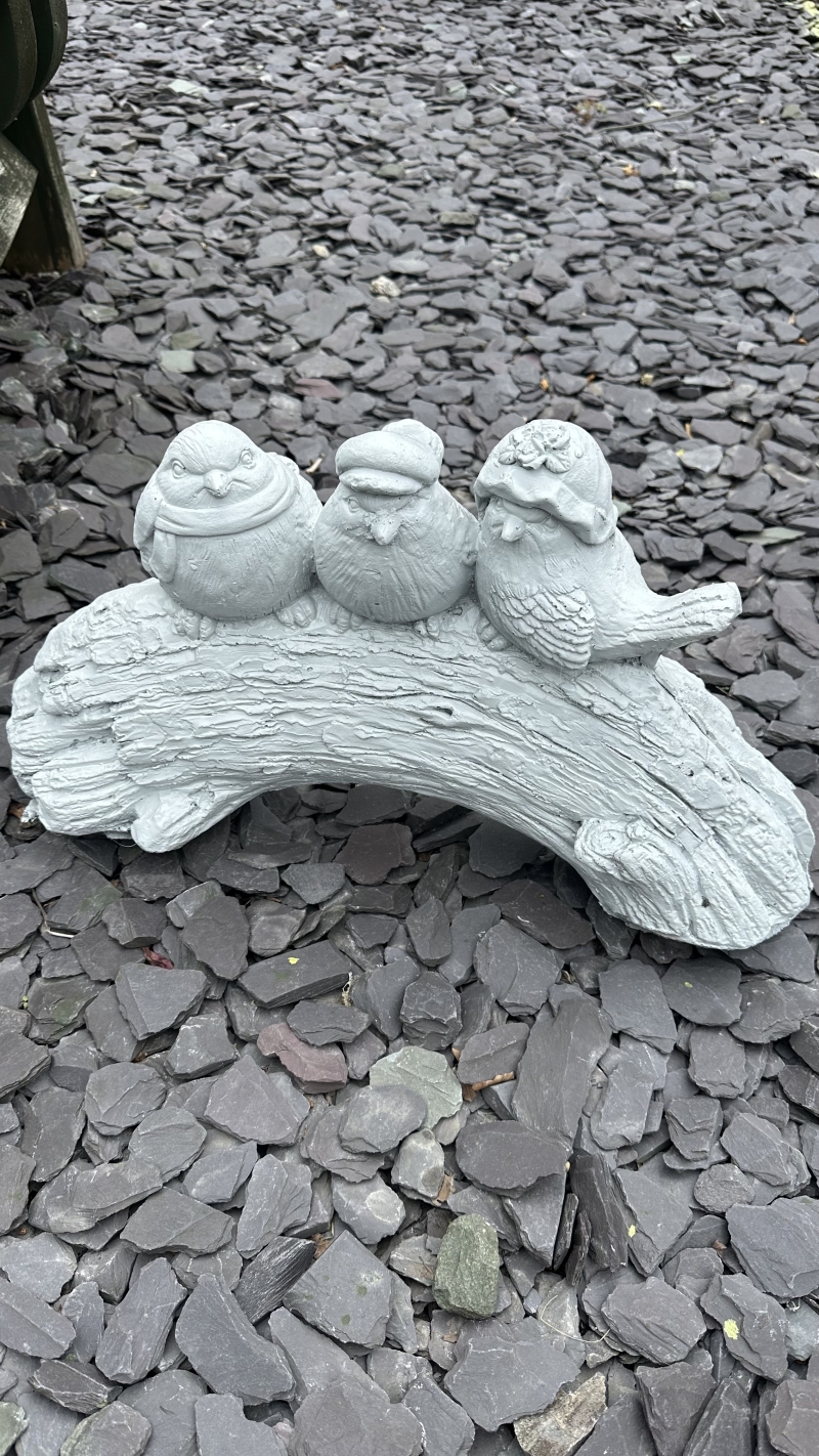 Three Birds on Tree