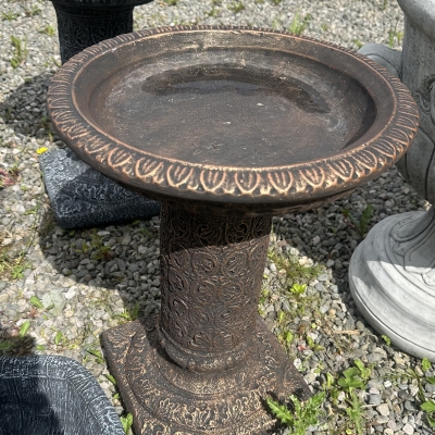 Bronze finish Bird Bath 