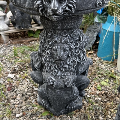 Lion Bird Bath 